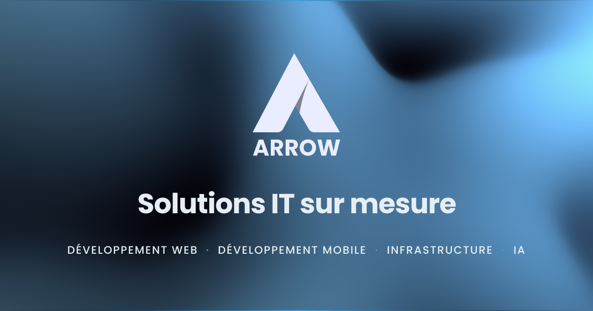 Arrow IT | Développement, infrastructure et IA pour PME belges